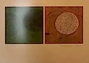 MELİKE TAŞÇIOĞLU tarafından 2012 yılında 30x60 cm ölçülerinde Gravür tekniği ile yapılmıştır.