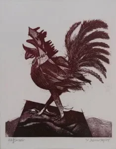 YUSUF DEMİRTAŞ tarafından 25x20 cm ölçülerinde Gravür EA 1//7 tekniği ile yapılmıştır.