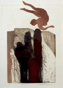 MEHMET GÜLER tarafından 53x38 cm ölçülerinde Gravür tekniği ile yapılmıştır.