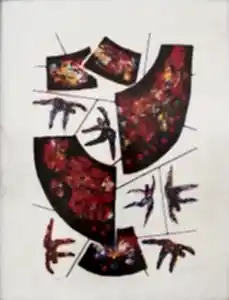 İBRAHİM ÇİFTÇİOĞLU tarafından 82x63 cm ölçülerinde Serigrafi tekniği ile yapılmıştır.