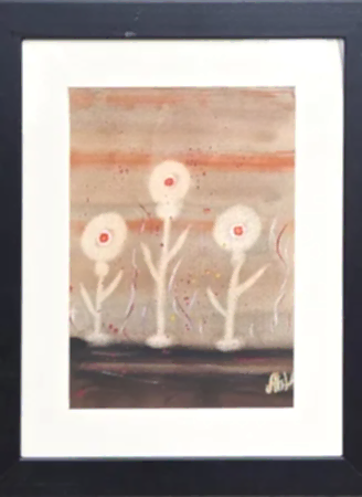 ABİDİN DİNO tarafından 37x27 cm ölçülerinde Kağıt üzeri guaj boya tekniği ile yapılmıştır.