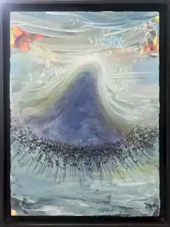 RAŞİT ALTUN tarafından 2022 yılında 80x60 cm ölçülerinde Tuval üzeri akrilik boya tekniği ile yapılmıştır.