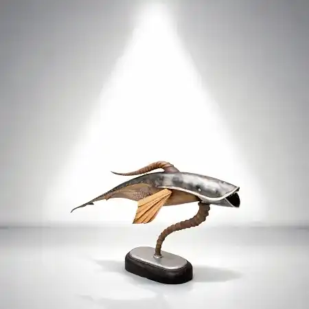 SERKAN ERKOÇ tarafından 2025 yılında 37x68x27 cm ölçülerinde Metal heykel tekniği ile yapılmıştır.