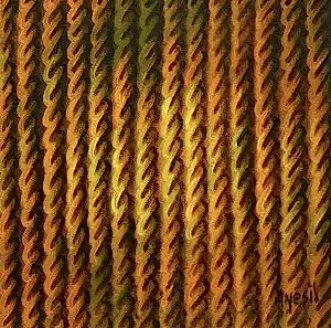 AHMET YEŞİL tarafından 20x20 cm ölçülerinde yapılmıştır.