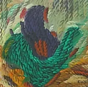 AHMET YEŞİL tarafından 20x20 cm ölçülerinde yapılmıştır.