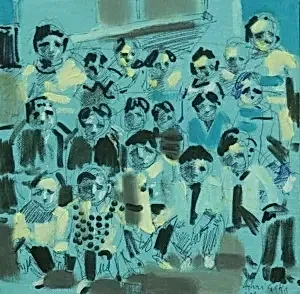 AYHAN ÇETİN tarafından 20x20 cm ölçülerinde yapılmıştır.