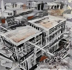 AYHAN ÇETİN tarafından 20x20 cm ölçülerinde yapılmıştır.