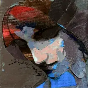 HAKAN ERASLAN tarafından 2014 yılında 20x20 cm ölçülerinde Tuval üzeri akrilik boya tekniği ile yapılmıştır.