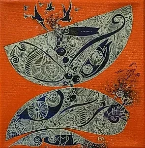 ENGİN KORKMAZ tarafından 2014 yılında 20x20 cm ölçülerinde Tuval üzeri yağlı boya tekniği ile yapılmıştır.