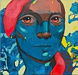 SEMA ÖCAL tarafından 2025 yılında 25x25 cm ölçülerinde Tuval üzeri yağlı boya tekniği ile yapılmıştır.