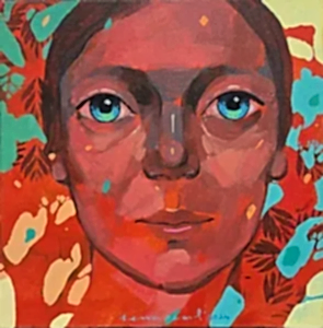 SEMA ÖCAL tarafından 2025 yılında 25x25 cm ölçülerinde Tuval üzeri yağlı boya tekniği ile yapılmıştır.