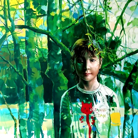 MEHMET YILMAZ tarafından 2024 yılında 120x120 cm ölçülerinde Tuval üzeri akrilik ve yağlı boya tekniği ile yapılmıştır.