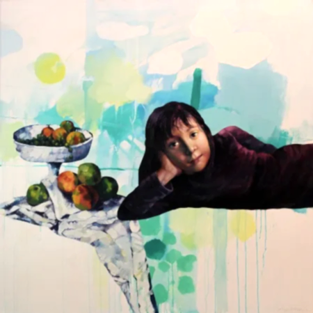 MEHMET YILMAZ tarafından 2024 yılında 120x120 cm ölçülerinde Tuval üzeri akrilik ve yağlı boya tekniği ile yapılmıştır.