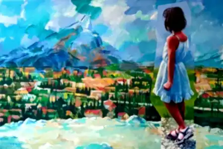 MEHMET YILMAZ tarafından 2024 yılında 100x150 cm ölçülerinde Tuval üzeri akrilik ve yağlı boya tekniği ile yapılmıştır.