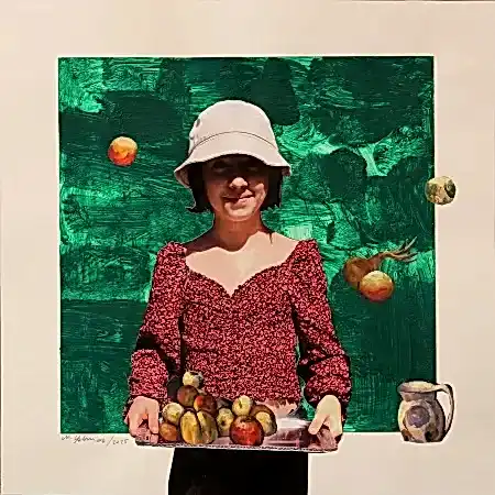 MEHMET YILMAZ tarafından 2025 yılında 50x50 cm ölçülerinde Kağıt üzeri karışık teknik tekniği ile yapılmıştır.