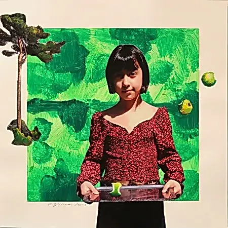 MEHMET YILMAZ tarafından 2025 yılında 50x50 cm ölçülerinde Kağıt üzeri karışık teknik tekniği ile yapılmıştır.