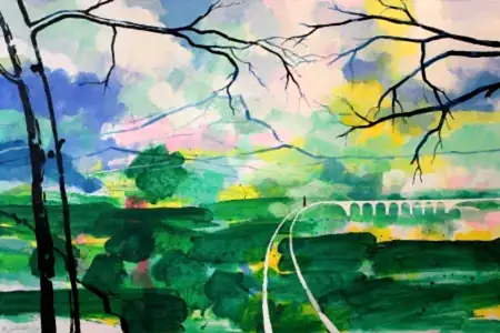 MEHMET YILMAZ tarafından 2025 yılında 100x150 cm ölçülerinde Tuval üzeri akrilik ve yağlı boya tekniği ile yapılmıştır.