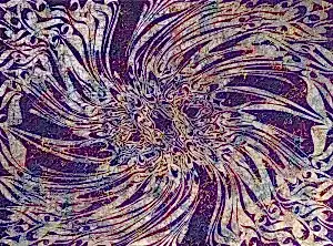 MOHAMMAD BOZORGİ tarafından 2023 yılında 150x200 cm ölçülerinde Tuval üzeri karışık teknik tekniği ile yapılmıştır.