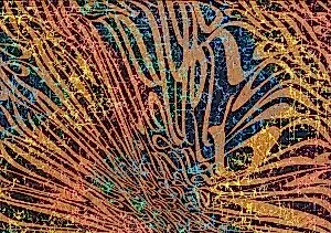 MOHAMMAD BOZORGİ tarafından 2020 yılında 117x170 cm ölçülerinde Tuval üzeri karışık teknik tekniği ile yapılmıştır.