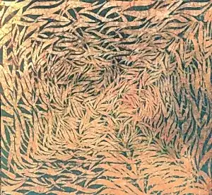 MOHAMMAD BOZORGİ tarafından 2019 yılında 126x139 cm ölçülerinde Tuval üzeri karışık teknik tekniği ile yapılmıştır.