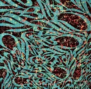 MOHAMMAD BOZORGİ tarafından 2022 yılında 120x120 cm ölçülerinde Tuval üzeri karışık teknik tekniği ile yapılmıştır.