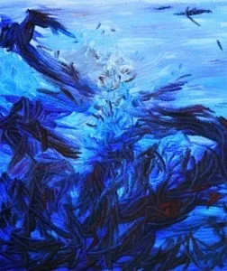 AHMET YEŞİL tarafından 2016 yılında 100x85 cm ölçülerinde Tuval üzeri yağlı boya tekniği ile yapılmıştır.