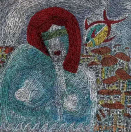 MURAT ÖZDOĞRU tarafından 2025 yılında 50x50 cm ölçülerinde Tuval üzeri akrilik boya tekniği ile yapılmıştır.