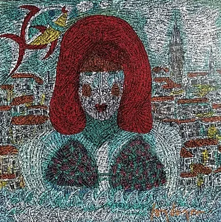 MURAT ÖZDOĞRU tarafından 2025 yılında 65x65 cm ölçülerinde Tuval üzeri akrilik boya tekniği ile yapılmıştır.