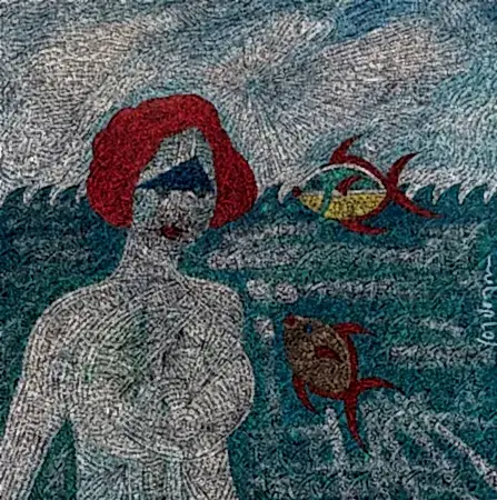 MURAT ÖZDOĞRU tarafından 2025 yılında 60x60 cm ölçülerinde Tuval üzeri akrilik boya tekniği ile yapılmıştır.