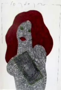 MURAT ÖZDOĞRU tarafından 2024 yılında 50x35 cm ölçülerinde Kağıt üzeri akrilik boya tekniği ile yapılmıştır.