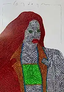 MURAT ÖZDOĞRU tarafından 2024 yılında 50x35 cm ölçülerinde Kağıt üzeri akrilik boya tekniği ile yapılmıştır.