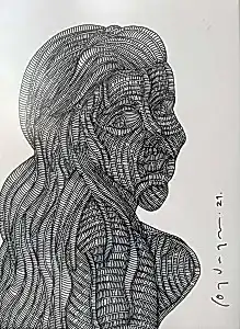 MURAT ÖZDOĞRU tarafından 2024 yılında 50x35 cm ölçülerinde Kağıt üzeri akrilik boya tekniği ile yapılmıştır.