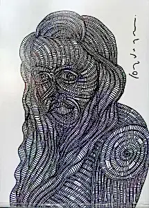 MURAT ÖZDOĞRU tarafından 2024 yılında 50x35 cm ölçülerinde Kağıt üzeri akrilik boya tekniği ile yapılmıştır.