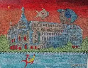 MURAT ÖZDOĞRU tarafından 2025 yılında 80x100 cm ölçülerinde Tuval üzeri akrilik boya tekniği ile yapılmıştır.