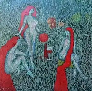 MURAT ÖZDOĞRU tarafından 2024 yılında 200x200 cm ölçülerinde Tuval üzeri akrilik boya tekniği ile yapılmıştır.