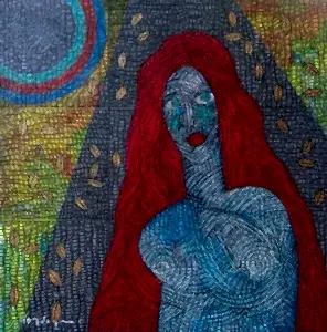 MURAT ÖZDOĞRU tarafından 2023 yılında 65x65 cm ölçülerinde Tuval üzeri akrilik boya tekniği ile yapılmıştır.