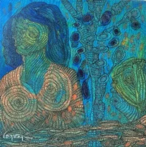 MURAT ÖZDOĞRU tarafından 2021 yılında 60x60 cm ölçülerinde Tuval üzeri akrilik boya tekniği ile yapılmıştır.