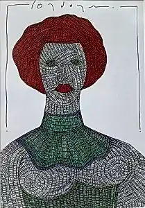 MURAT ÖZDOĞRU tarafından 2024 yılında 50x35 cm ölçülerinde Kağıt üzeri akrilik boya tekniği ile yapılmıştır.