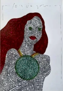 MURAT ÖZDOĞRU tarafından 2024 yılında 50x35 cm ölçülerinde Kağıt üzeri akrilik boya tekniği ile yapılmıştır.