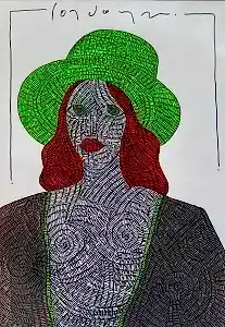 MURAT ÖZDOĞRU tarafından 2024 yılında 50x35 cm ölçülerinde Kağıt üzeri akrilik boya tekniği ile yapılmıştır.