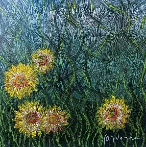 MURAT ÖZDOĞRU tarafından 2024 yılında 50x50 cm ölçülerinde Tuval üzeri akrilik boya tekniği ile yapılmıştır.