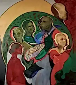 NECMETTİN ÖZLÜ tarafından 2020 yılında 195x177 cm ölçülerinde Tuval üzeri akrilik boya tekniği ile yapılmıştır.