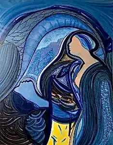 NECMETTİN ÖZLÜ tarafından 2020 yılında 194x152 cm ölçülerinde Tuval üzeri akrilik boya tekniği ile yapılmıştır.