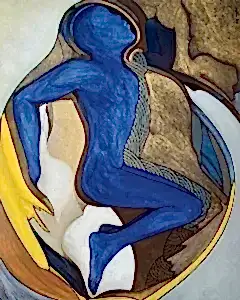 NECMETTİN ÖZLÜ tarafından 2020 yılında 100x80 cm ölçülerinde Tuval üzeri akrilik boya tekniği ile yapılmıştır.