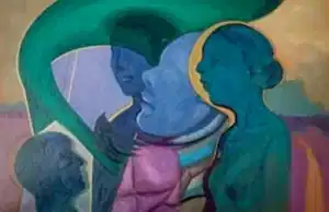 NECMETTİN ÖZLÜ tarafından 2020 yılında 40x60 cm ölçülerinde Tuval üzeri akrilik boya tekniği ile yapılmıştır.