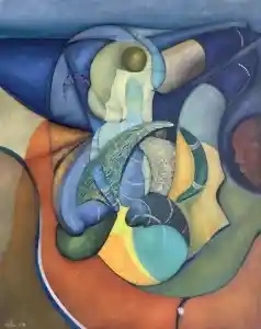 NECMETTİN ÖZLÜ tarafından 2024 yılında 150x120 cm ölçülerinde Tuval üzeri yağlı boya tekniği ile yapılmıştır.