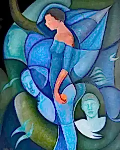 NECMETTİN ÖZLÜ tarafından 2024 yılında 150x120 cm ölçülerinde Tuval üzeri yağlı boya tekniği ile yapılmıştır.