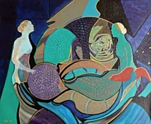 NECMETTİN ÖZLÜ tarafından 50x61 cm ölçülerinde Tuval üzeri akrilik boya tekniği ile yapılmıştır.