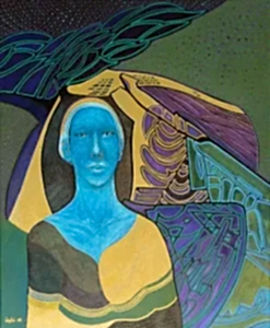 NECMETTİN ÖZLÜ tarafından 61x50 cm ölçülerinde Tuval üzeri akrilik boya tekniği ile yapılmıştır.