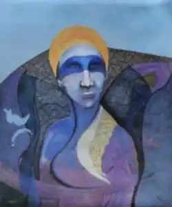 NECMETTİN ÖZLÜ tarafından 60x50 cm ölçülerinde Tuval üzeri akrilik boya tekniği ile yapılmıştır.